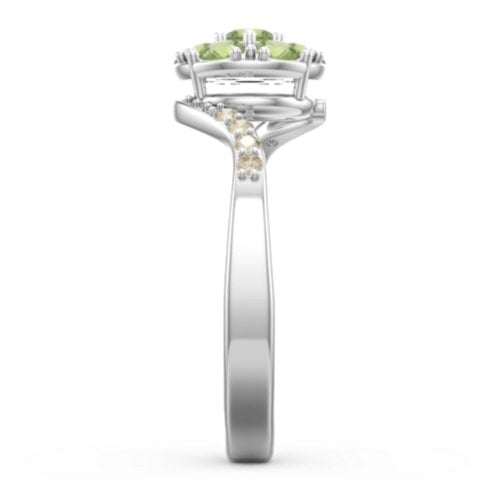 Ariel Round Cluster Ring