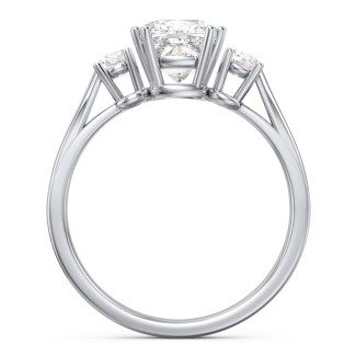 3 Stone Cushion Cut Duchess Ring Jewlr