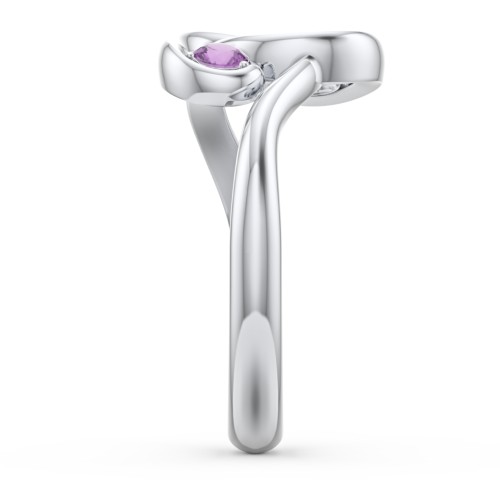 The Pinky Promise Ring – Sterling Silver with Amethyst