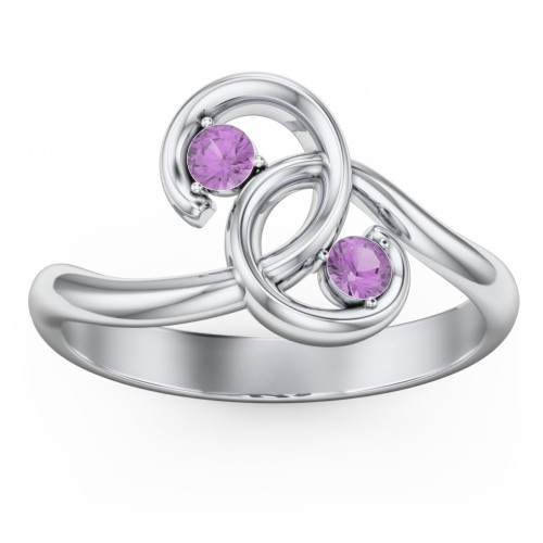 The Pinky Promise Ring – Sterling Silver with Amethyst