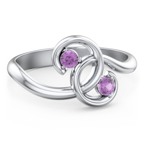 The Pinky Promise Ring – Sterling Silver with Amethyst