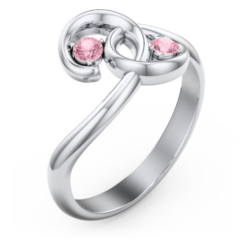 The Pinky Promise Ring – Sterling Silver with Pink Tourmaline