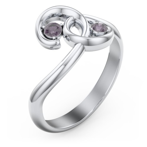 The Pinky Promise Ring – Sterling Silver with Alexandrite