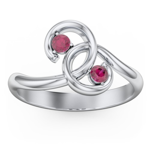 The Pinky Promise Ring – Sterling Silver with Ruby