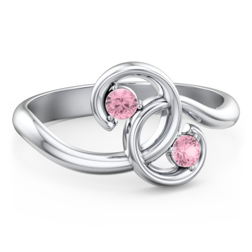 The Pinky Promise Ring – Sterling Silver with Pink Tourmaline