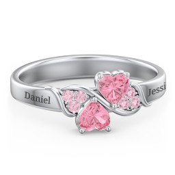 Heart of Hearts with Accent Stones Ring