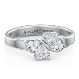 Heart of Hearts with Accent Stones Ring