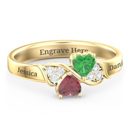 Heart of Hearts with Accent Stones Ring