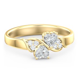 Heart of Hearts with Accent Stones Ring