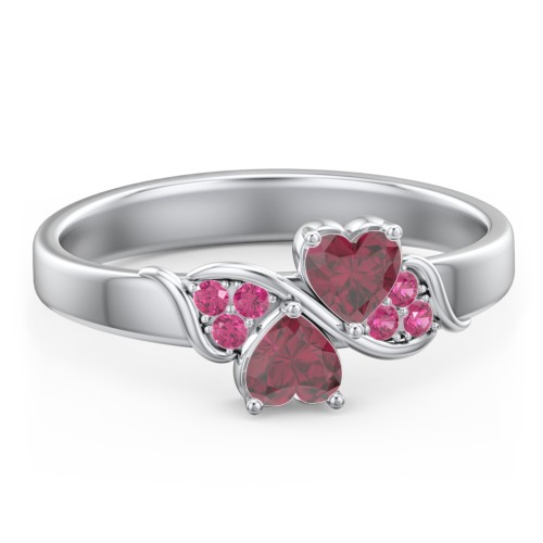 Heart of Hearts with Accent Stones Ring