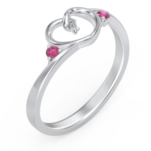 Hearts Entwined Pinky Promise Ring