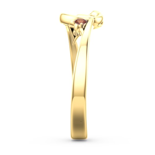 Hearts Entwined Pinky Promise Ring