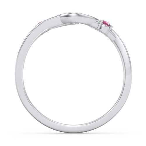 Hearts Entwined Pinky Promise Ring