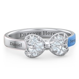Adorable Bow Cage Ring