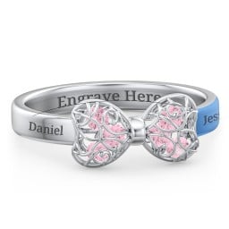 Adorable Bow Cage Ring