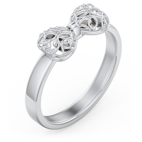 Adorable Bow Cage Ring