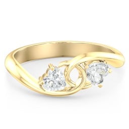 Two of Hearts Pinky Promise Ring