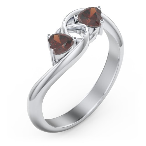 Two of Hearts Pinky Promise Ring