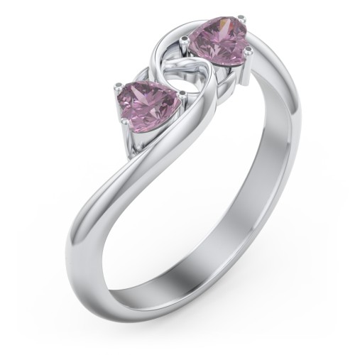 Two of Hearts Pinky Promise Ring