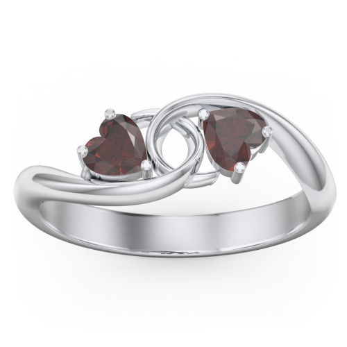 Two of Hearts Pinky Promise Ring