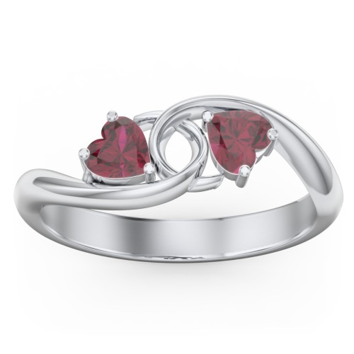 Two of Hearts Pinky Promise Ring