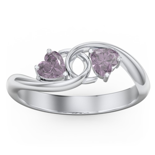 Two of Hearts Pinky Promise Ring