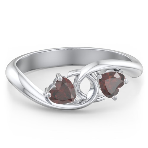 Two of Hearts Pinky Promise Ring