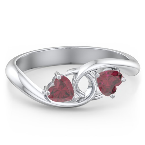 Two of Hearts Pinky Promise Ring