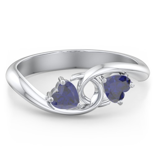 Two of Hearts Pinky Promise Ring