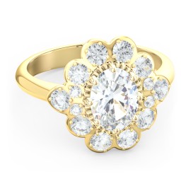 Princess in Love Ring in 10K Solid Yellow Gold