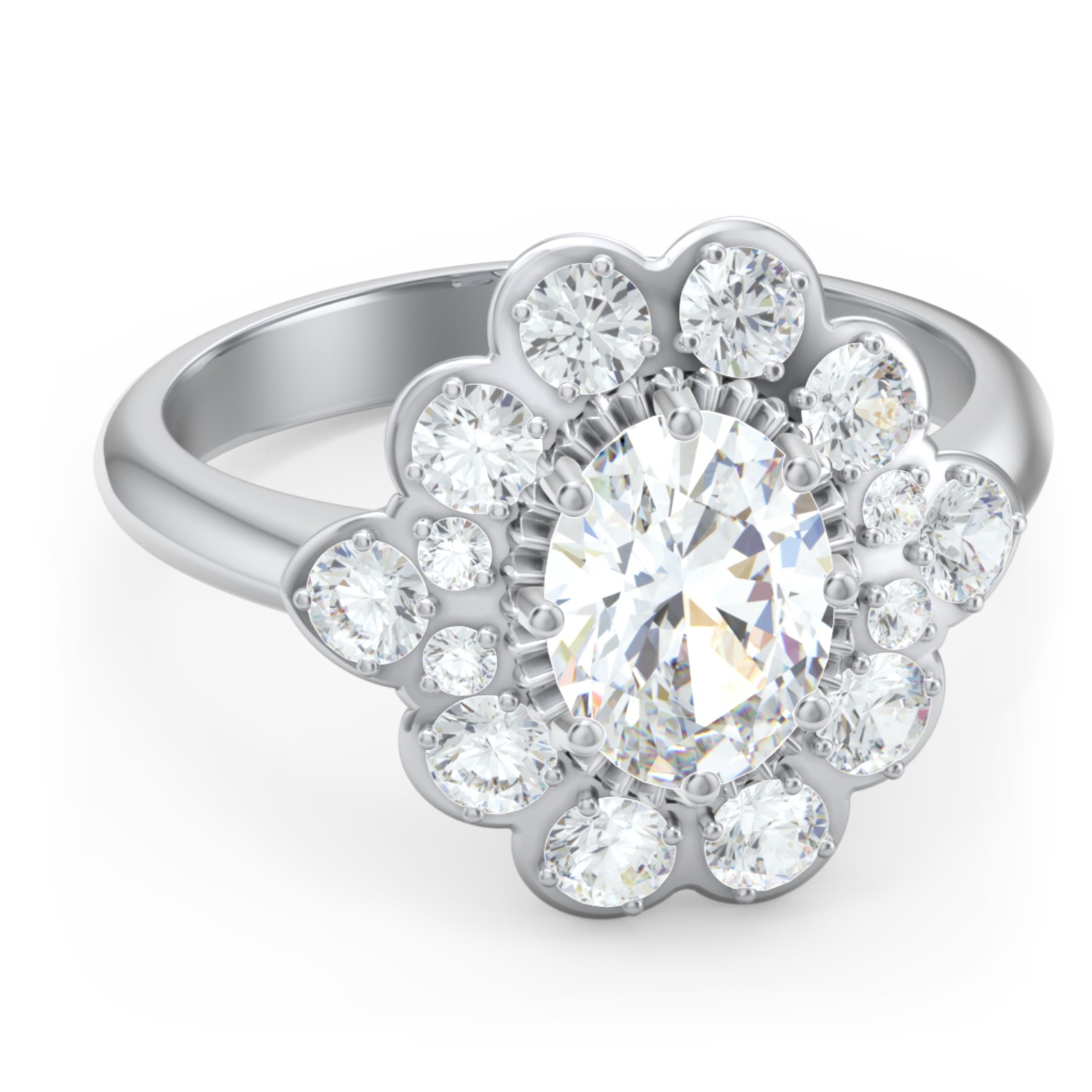 Princess in Love Engagement Ring