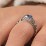 Vintage Graduation Ring – Sterling Silver with Blue Sapphire