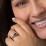 Vintage Graduation Ring – Sterling Silver with Blue Sapphire