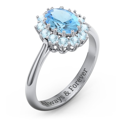 The Lady's Legacy Ring – Sterling Silver with Blue Topaz