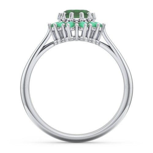 The Lady's Legacy Ring – Sterling Silver with Emerald