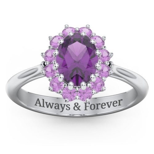 The Lady's Legacy Ring – Sterling Silver with Amethyst