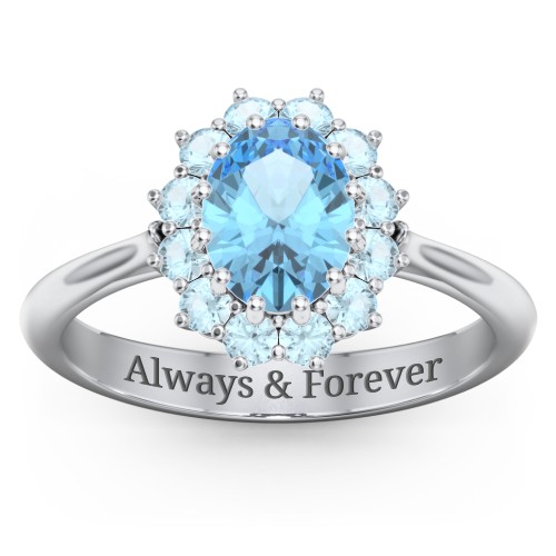 The Lady's Legacy Ring – Sterling Silver with Blue Topaz