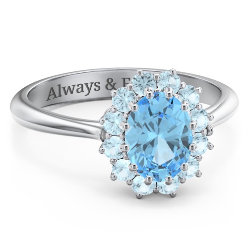 The Lady's Legacy Ring – Sterling Silver with Blue Topaz