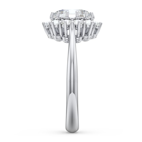The Lady's Legacy Ring – Sterling Silver with White Premium Zirconia and Cubic Zirconia
