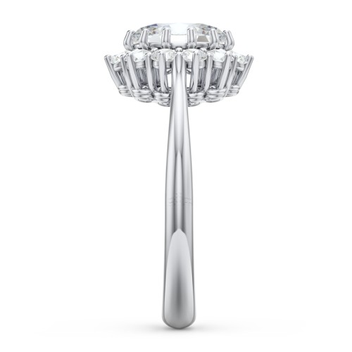 The Lady's Legacy Ring – Sterling Silver with White Premium Zirconia and Diamond