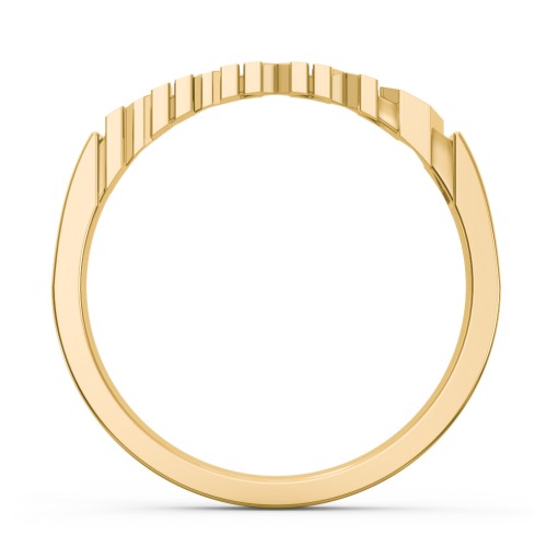 Roman Numeral Graduation Ring – 10K Yellow Gold