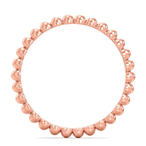 Stackable Beaded Ball Ring