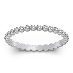 Stackable Beaded Ball Ring