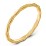 Faceted Wave Band with Milgrain Detailing