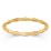 Faceted Wave Band with Milgrain Detailing