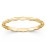Faceted Wave Band with Milgrain Detailing – 18K Gold Plated Silver