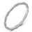 Faceted Wave Band with Milgrain Detailing – Sterling Silver