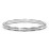 Faceted Wave Band with Milgrain Detailing – Sterling Silver