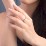 Faceted Wave Band with Milgrain Detailing – Sterling Silver