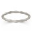 Faceted Wave Band with Milgrain Detailing – 10K White Gold